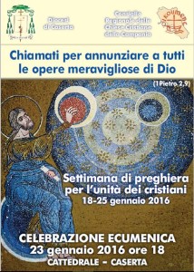 Volantino settimana di preghiera Caserta